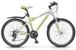 Велосипед 26' рама женская, алюминий STELS MISS-8100 белый/зеленый, 21 ск., 18,5' (19-З)